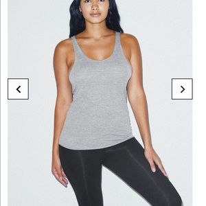 American Apparel Tri-Blend Racerback Tank, grey